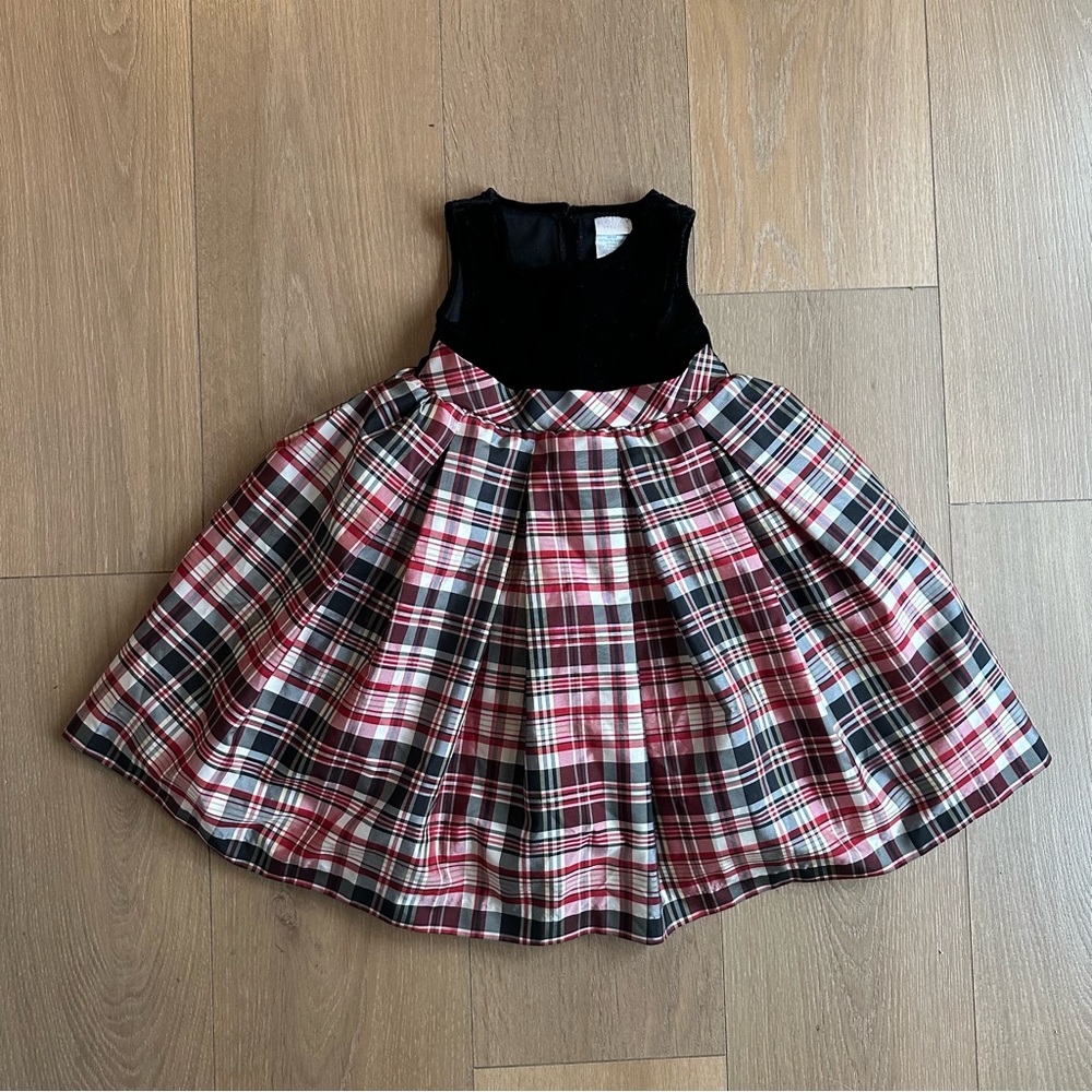 Plaid Sleeveless Dress